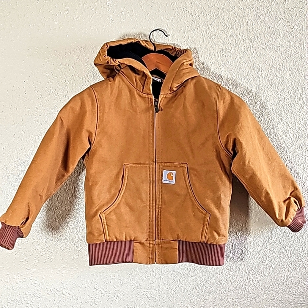 Carhartt Kids Brown Puffer Jacket
